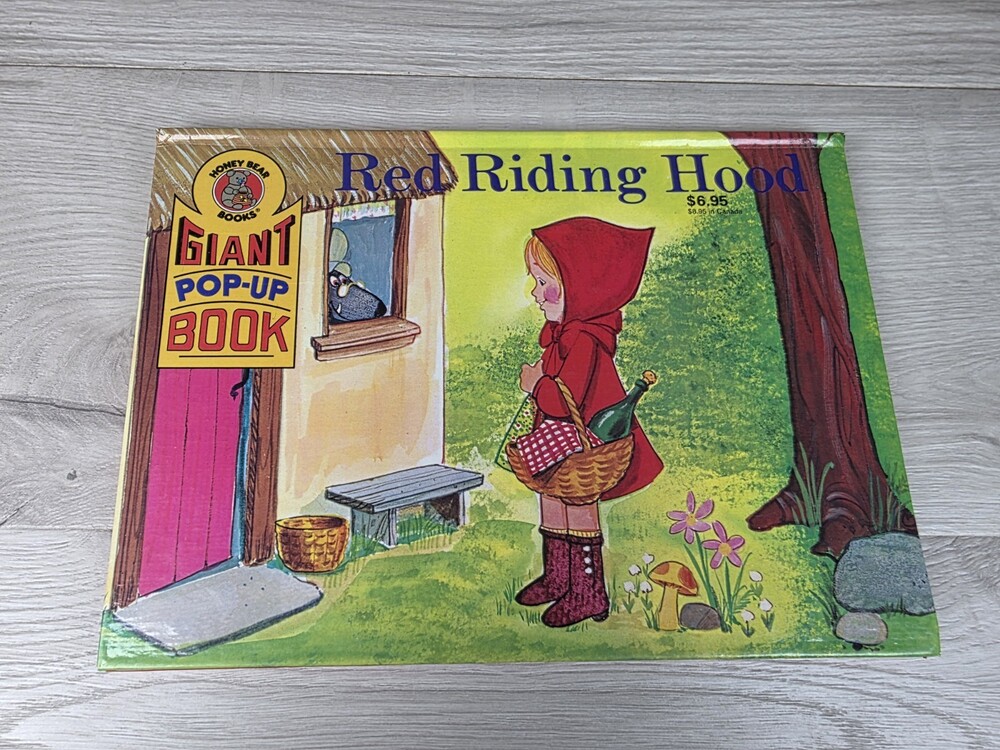 Red Riding Hood 1990 Giant Pop-up Book Honey Bear Books SU5